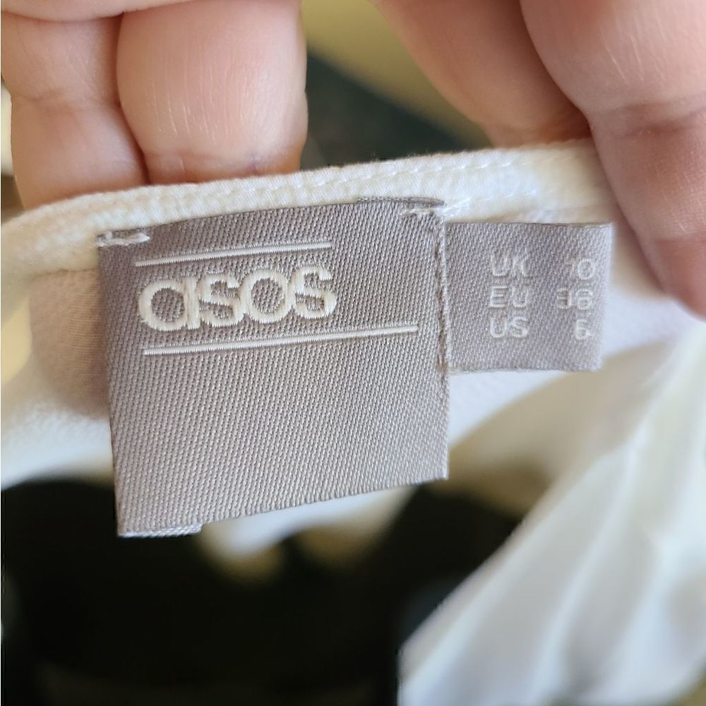 ASOS Tuck Drape Front Top - Picture 6 of 8